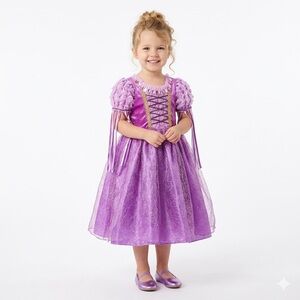 Trish Scully Duchess Princess Dress Rapunzel Style Size 3